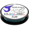 Шнур DAIWA J-Braid X4E 300м 0,10мм Multi Color 12745-110